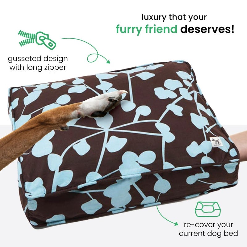 Molly Mutt Your Hand in Mine Dog Bed Duvet Cover, 100% Cotton Canvas Cover for Dog Bed, Puppy Bed, or Cat Bed, Durable, Washable, and Free of Harmful Chemicals, 22" x 27" x 5" - Image 5